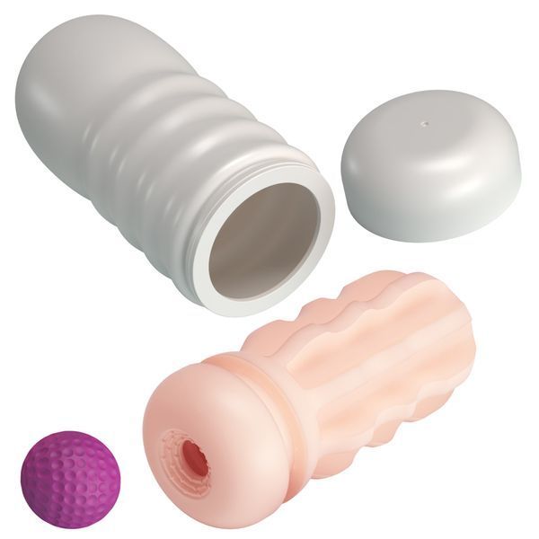 Мастурбатор PRETTY LOVE Flora Vacuum Cup, TPE, тілесний колір BM-00900T106-2 фото