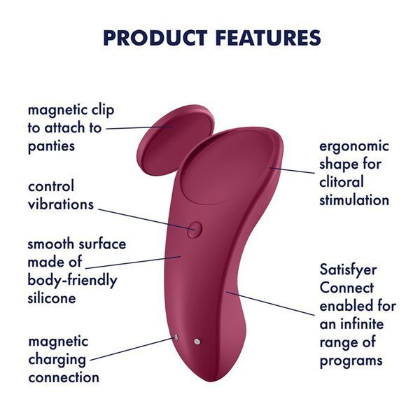 Кліторальний стимулятор Sexy Secret Panty Vibrator 73-4003351 фото