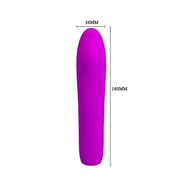 Вібратор PRETTY LOVE BURKE, 4 vibration functions 4 rotation functions Memory function BI-014584X фото