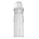 Насадка на пеніс BAILE Pretty Love Penis Sleeve, закрита, прозора, 14 см BI-010045E фото 2