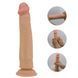 Фалоімітатор PRETTY LOVE -SHARIFE 10(254mm) Sliding Skin Series TPR, Suction base Bendable BW-008118LP фото 9