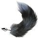 Анальная пробка с хвостом Fox Tail, чёрная, XXL, 100 мм 64-00097F фото 4