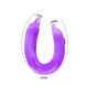 Двокінцевий фалоімітатор BAILE Double Dolphin, фіолетовий BI-040002 фото 2