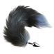 Анальная пробка с хвостом Fox Tail, чёрная, XXL, 100 мм 64-00097F фото 3
