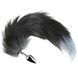 Анальная пробка с хвостом Fox Tail, чёрная, XXL, 100 мм 64-00097F фото 1