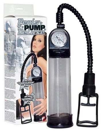 Вакуумная помпа Orion You2Toys Penis Pump Deluxe, с индикатором давления, прозрачный цилиндр, 30 см 42-05178100000 фото