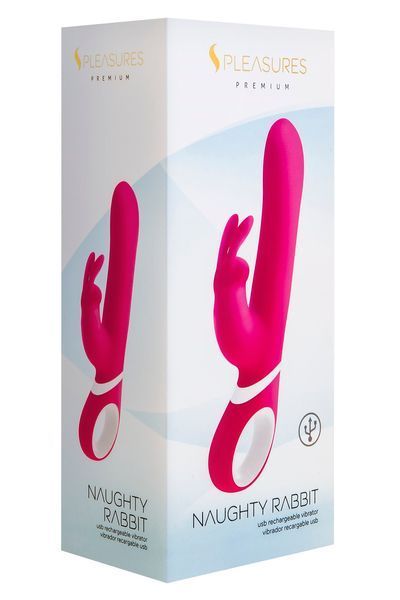 Вібратор NAUGHTY RABBIT PINK 25-732760014 фото