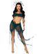Еротичний костюм Медузи Горгони Leg Avenue Medusa Costume M, топ, спідниця, нарукавники, прикраси SO9213 фото 3
