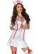 Еротичний костюм медсестри Leg Avenue Head Nurse M/L, сукня, аксесуар на голову, стетоскоп SO9108 фото 1