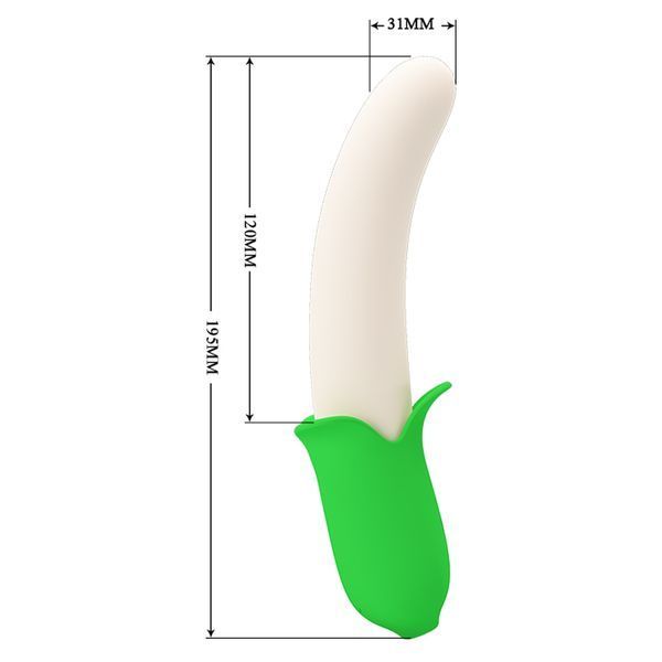 Вібратор PRETTY LOVE - Banana Knight, 7 vibration functions BI-014976 фото