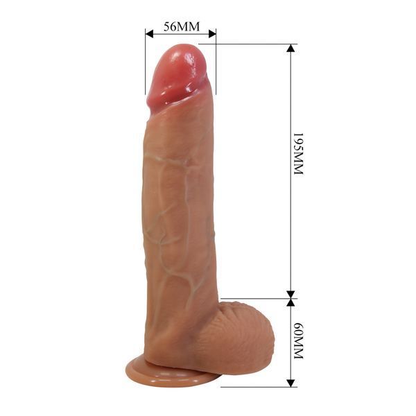 Фалоімітатор Pretty Love Mendel 10 Super Soft Liquid Silicone Dildo BW-008142N фото