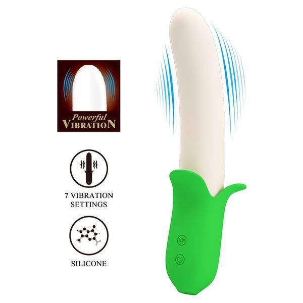 Вібратор PRETTY LOVE - Banana Knight, 7 vibration functions BI-014976 фото