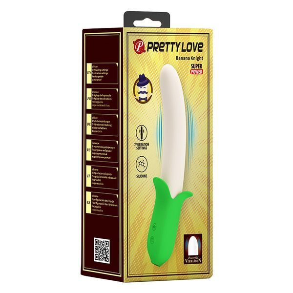 Вібратор PRETTY LOVE - Banana Knight, 7 vibration functions BI-014976 фото