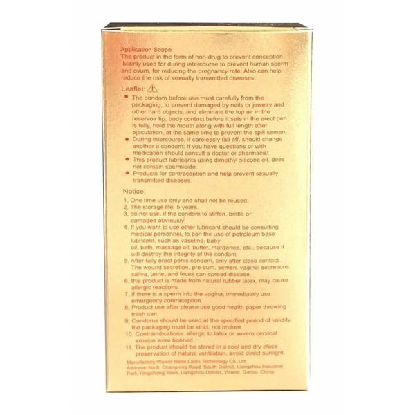 Презервативи Olo Foil 0.01 GOLD 10шт точки та ребра, гіалуронова змазка (фольга) 95-04356 фото