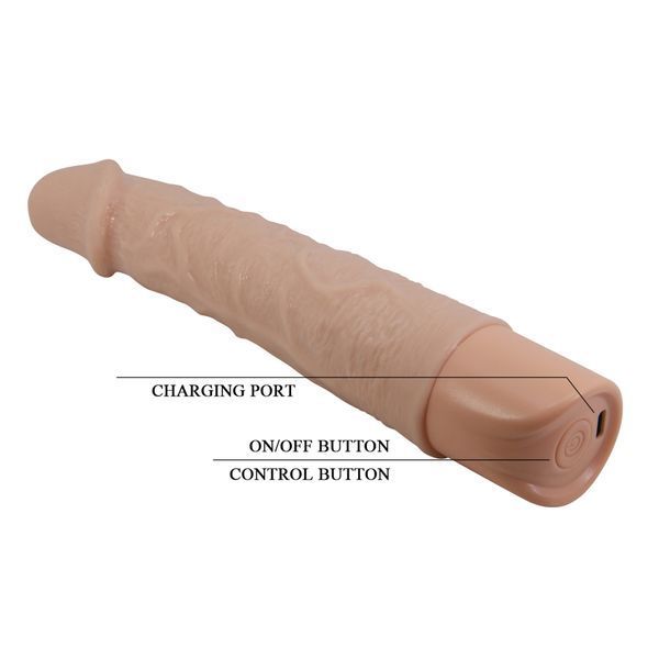 Вібратор Pretty Love Leander Realistic Vibrating Dildo BW-500080 фото