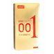 Презервативи Olo Foil 0.01 GOLD 10шт точки та ребра, гіалуронова змазка (фольга) 95-04356 фото 1