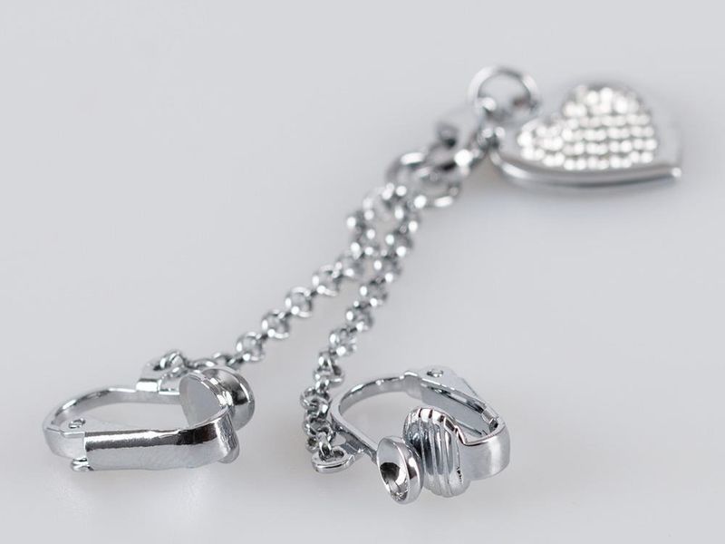 Затискач для клітора Intimate Heart-shaped Chain 42-07707520000 фото
