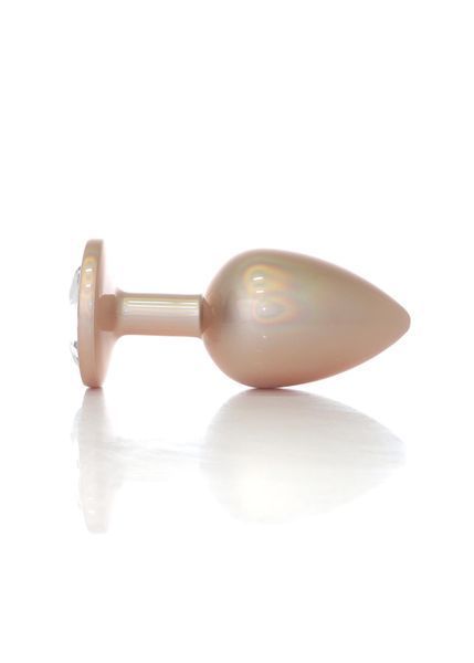 Анальная пробка Pearl Gold Jewellery, прозрачная, длина 9 см, диаметр 38 мм 64-00131 фото