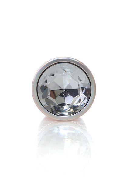 Анальная пробка Pearl Gold Jewellery, прозрачная, длина 9 см, диаметр 38 мм 64-00131 фото