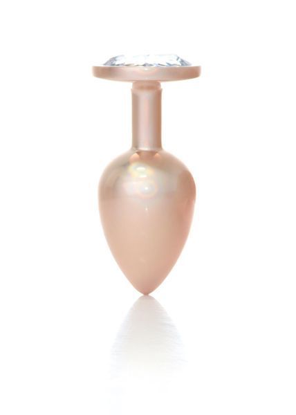 Анальная пробка Pearl Gold Jewellery, прозрачная, длина 9 см, диаметр 38 мм 64-00131 фото
