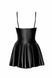 Сукня Noir Handmade F308 Dreamer wetlook corset mini dress with front zipper - 3XL SX0290 фото 6