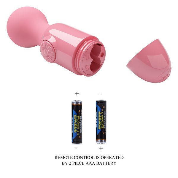 Вібромасажер PRETTY LOVE Mini stick Pink, Little Cute Vibration BI-014998 фото
