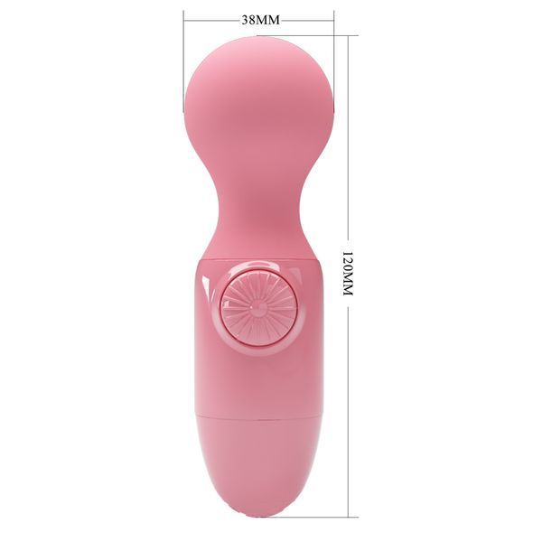 Вібромасажер PRETTY LOVE Mini stick Pink, Little Cute Vibration BI-014998 фото