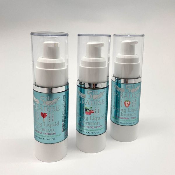Рідкий вібратор 5th Paradise Strong Liquid Vibration Lollipop, зі смаком льодяника, 30 мл 810-00101 фото