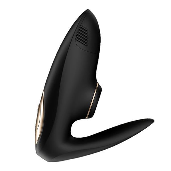 Вакуумный стимулятор для пар Satisfyer Pro 4 Couples, с технологией Air-Pulse и вибрацией, чёрный, 12 см 73-4084022 фото
