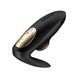 Вакуумный стимулятор для пар Satisfyer Pro 4 Couples, с технологией Air-Pulse и вибрацией, чёрный, 12 см 73-4084022 фото 2