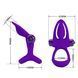 Ерекційне кільце з вібрацією PRETTY LOVE Vibration Cock Ring, фіолетове BI-210306 фото 8