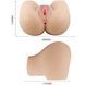 Мастурбатор вагіна анус CRAZY BULL Mila, Vibration Double holes TPR ABS BM-009243Z фото 6