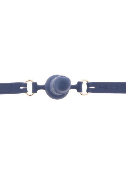 Кляп в виде фаллоса SCALA Taboom Silicone Penis Ball Gag, синий 30-17359-X-BLUE фото