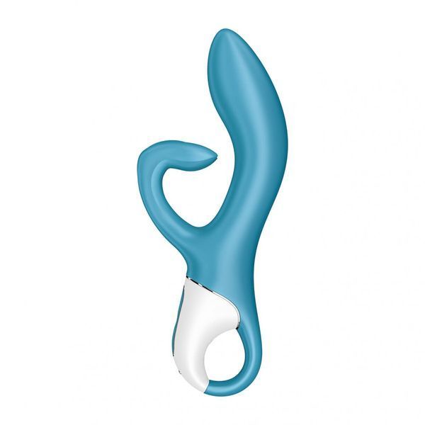 Вибратор-кролик SATISFYER Embrace Me, голубой 73-4036595 фото