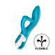 Вибратор-кролик SATISFYER Embrace Me, голубой 73-4036595 фото 4