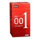Презервативи збуджуючі Olo 0.01 RED Foil, що зігрівають з гіалуроновою кислотою, 10 шт. 95-04363 фото 1