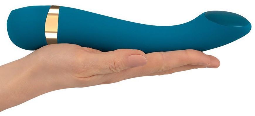 Вибратор для точки G ORION Hot n' Cold Vibrator, с подогревом и охлаждением, бирюзовый 42-05552070000 фото