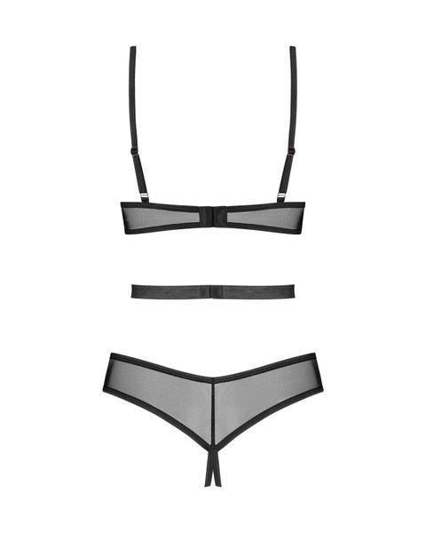Боді Obsessive Euridia crotchless teddy XS/S SX3574 фото