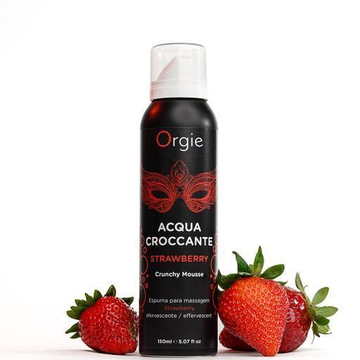 Массажная пенка ORGIE COSMETICS Acqua Croccante, с эффектом шипучести, с ароматом клубники, 150 мл 69-21371 фото