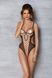 Еротичне боді Passion MARINA BODY, L/XL, beige, з відкритими чашками SO9714 фото 6