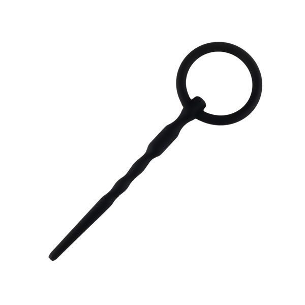 Стимулятор уретри Penis Plug No. 04, чорний 64-00223F фото