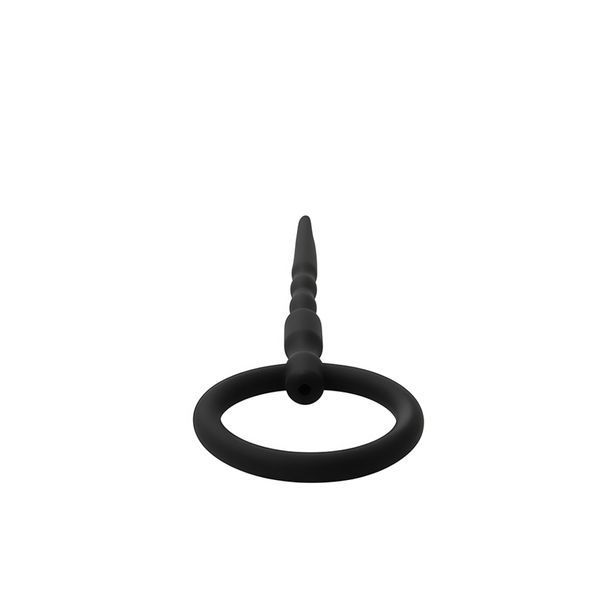 Стимулятор уретри Penis Plug No. 04, чорний 64-00223F фото