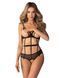 Боді Obsessive Euridia crotchless teddy XS/S SX3574 фото 1