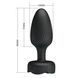 Анальна пробка з вібрацією PRETTY LOVE Osborn, 10 Wibracji, Silikon BI-040183 фото 9