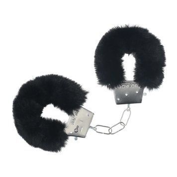 Наручники Classic Fluffy Handcuffs - Black 36-OU1047BLK фото