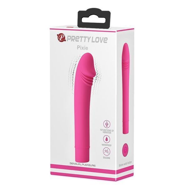Реалістичний вібратор - Pretty Love Pixie Vibrator Pink BI-014718 фото