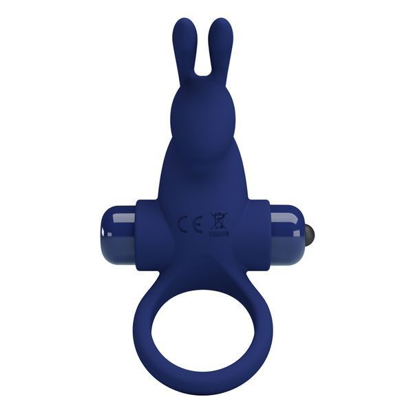 Ерекційне кільце з вібрацією PRETTY LOVE Powerful ring, 10 vibration functions BI-210204-3 фото