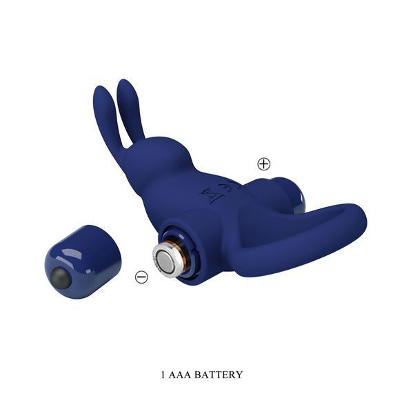 Ерекційне кільце з вібрацією PRETTY LOVE Powerful ring, 10 vibration functions BI-210204-3 фото