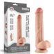 Фалоімітатор з мошонкою Love Toys Sliding Skin Dual Layer Dong, тілесний, 23 см 66-LV317004 фото 1
