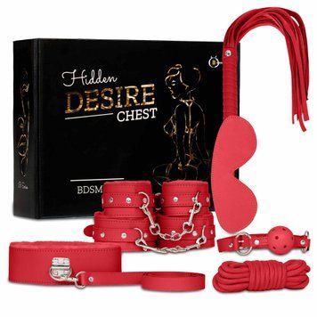 Набор БДСМ игрушек FETISH BOSS SERIES B-Series Kit 5.0, красный 61-00057 фото